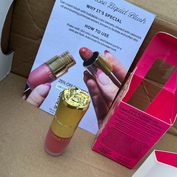 Winky Lux Cheeky Rose Liquid Blush in Darling, BNIB - Picture 3 of 5